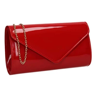 Abbildung von SwankySwans Damen Alisa Clutch Tasche, rot