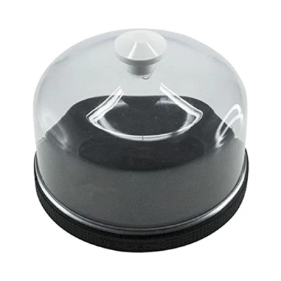 Abbildung von BERGEON Staubschutzglocke 30097 EC mit wendbarem Montagekissen, zur Ablage von Ersatz oder Kleinteilen