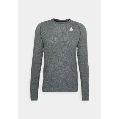 Abbildung von Odlo Crew Neck Essential Seamless Longsleeve Herren Grau, Größe L