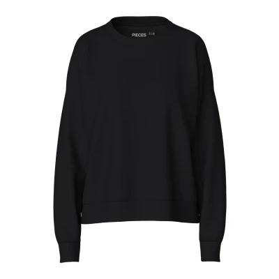 Abbildung von Pieces Pcchilli Sweatshirt, Damen, Größe: Large, Black