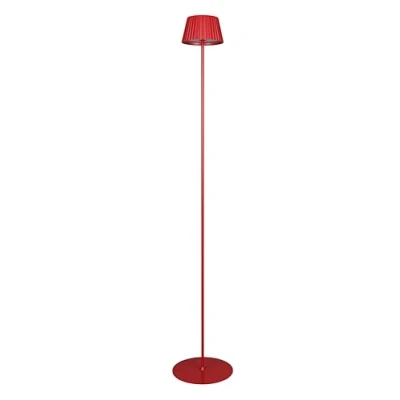 Abbildung von Reality Leuchten LED Außen Akku Stehleuchte Suarez R47706110, Metall Rot, inkl. 1.5 Watt LED, 4 fach Touch