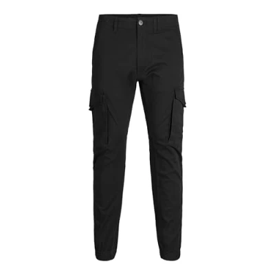 Abbildung von Jack &amp; Jones Junior Jjipaul Jjflake AKM 542 NOOS Cargohose für Kinder, Größe: 164, Black