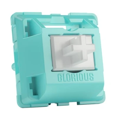 Abbildung von Glorious Gaming 36x Lynx mechanische Tastaturschalter (linear) Passt zu GMMK 2 / PRO Tastatur &amp; Numpads, seidenweicher Druck, schnelles und flüssiges Arbeiten, 43 g Auslösegewicht Geschmiert