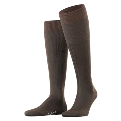 Abbildung von Falke Milano Business &amp; Casual Kniestrümpfe brown, Herren, Größe: 41/42, Brown