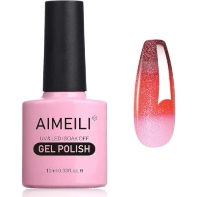 Abbildung von AIMEILI UV Nagellack Thermo, Temperatur Farbwechsel Soak Off Gel Chameleon Changing Color Nail Polish 10ml 001