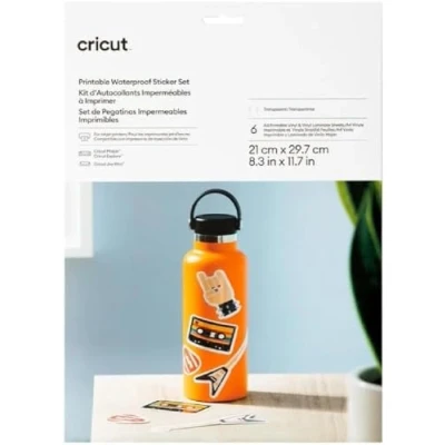 Abbildung von Cricut Bedruckbares, wasserfestes Aufkleberset A4 (6 Stk.)