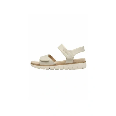 Abbildung von s.Oliver Damen Sandalen flach mit Klettverschluss Vegan, Gold (Champagne), 41 EU