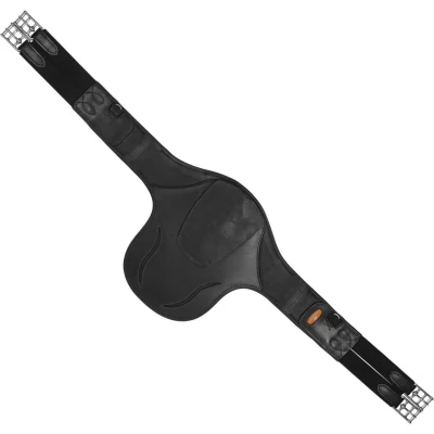 Abbildung von Schockemöhle Sattelgurt Oklahoma Schwarz/Silber 135cm