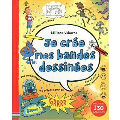 Abbildung von Je cree mes bandes dessinees: Avec plus de 130 autocollants