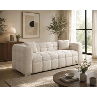 Abbildung von ATLANTIC home collection 3-Sitzer "Bubble"-3D Optik Sofa mit Taschenfederkern, inkl. Zierkissen