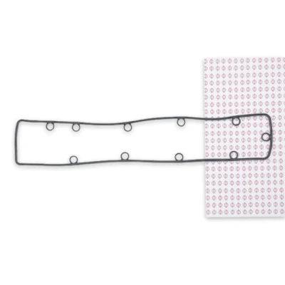 Abbildung von ELRING 331.540 Ventildeckeldichtung ACM (Polyacryl Kautschuk) PEUGEOT: 206 SW, Hatchback, 307 CC, CITROËN: C4 I Coupe, C8