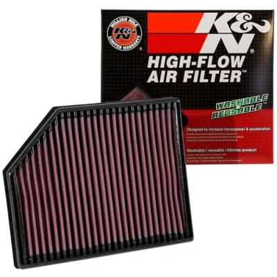 Abbildung von K&amp;N 33 3065 Motorluftfilter: Hochleistung, Prämie, Abwaschbar, Ersatzfilter,Erhöhte Leistung, 2016 2019 (S90, S90 II, V60, V60 V90, V90 Cross Country, XC60 , XC 60 II)