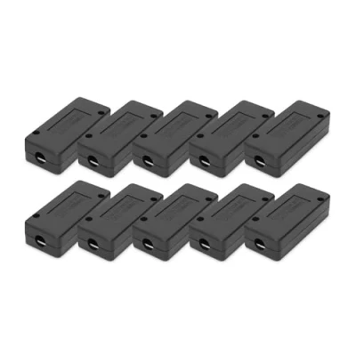 Abbildung von DIGITUS DN 93907 1 LSA Verbindungsmodul Cat 7 10 Stück Geschirmt Cat7 Schneidklemme AWG 22 bis 26 Für Ethernetkabel, Netzwerkkabel, Verlegekabel, Installationskabel Schwarz