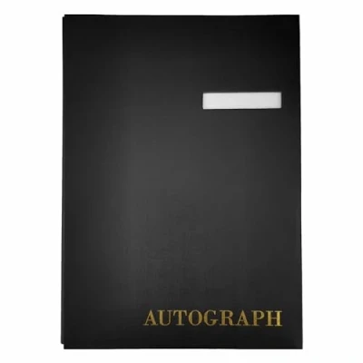 Abbildung von D.RECT Unterschriftsmappe 10 Zwischenblätter, Vertragsmappe, Dokumentenmappe mit Unterschriftenleiste, Ablagemappe für Unterschriftsdokumente, Signaturmappe, Schwarz