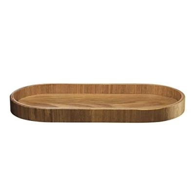 Abbildung von ASA Wood Ovales Tablett aus Weidenholz in der Farbe Natur, Maße: 35,5cm x 16,5cm 2,5cm, 53696970