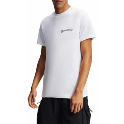 Abbildung von Karl Lagerfeld Jeans LOGO Tshirt print, Herren, Größe: Large, White