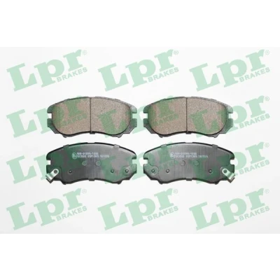 Abbildung von LPR 05P1369 Bremsbelagsatz HYUNDAI: Tucson, Coupe II, Tiburon Coupe, KIA: Sportage Magentis II