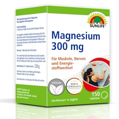 Abbildung von Sunlife Magnesium Tabletten 300 mg, 150