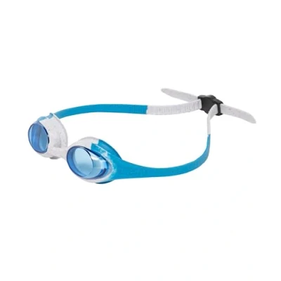 Abbildung von arena Spider Kids Anti Fog Schwimmbrille für Kinder, Kinder mit UV Schutz, Selbstjustierender Nasensteg, Hypoallergenische Silikon Dichtungen, BLAU GRAU