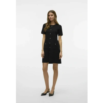 Abbildung von Vero Moda Strickkleid, Damen, Größe: XS, Black