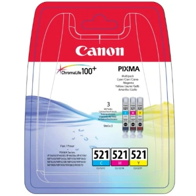 Abbildung von Canon CLI 521 C/M/Y Pack
