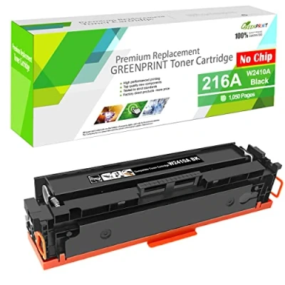 Abbildung von GREENPRINT [ KEIN CHIP, MIT Werkzeug ] Kompatible Tonerkartusche W2410A 216A Schwarz 1050 Seiten HP Color Laserjet Pro M155 M155a M155nw MFP M182 M183 M182n M182nw M183fw
