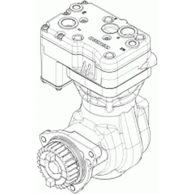 Abbildung von WABCO 9121160000 Luftfahrwerk Kompressor