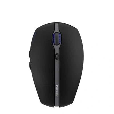 Abbildung von CHERRY GENTIX BT, Kabellose Bluetooth Maus, Multi Device Funktion für bis zu 3 Geräte, Umschaltbare Auflösung (1000/2000 dpi), Batteriebetrieben, Schwarz