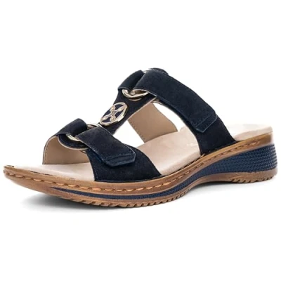 Abbildung von Ara Pantolette »HAWAII«, Keilabsatz, Sommerschuh, Schlappen mit Klett