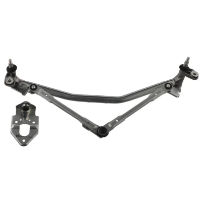 Abbildung von FEBI BILSTEIN 30649 Scheibenwischergestänge für Linkslenker vorne ohne Elektromotor VOLKSWAGEN: Polo IV Hatchback, Saloon