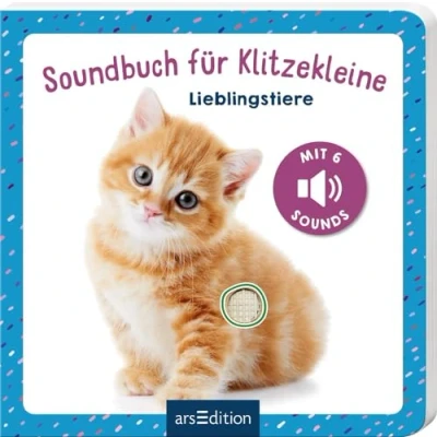 Abbildung von Soundbuch für Klitzekleine Lieblingstiere: Allererstes mit 6 hochwertigen Tiergeräuschen Kinder ab 12 Monaten