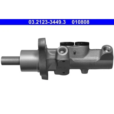 Abbildung von ATE 03.2123 3449.3 Hauptbremszylinder 2 23,8 M12x1 SEAT: Altea XL, Altea, VOLKSWAGEN: Scirocco III, Golf 6, 6