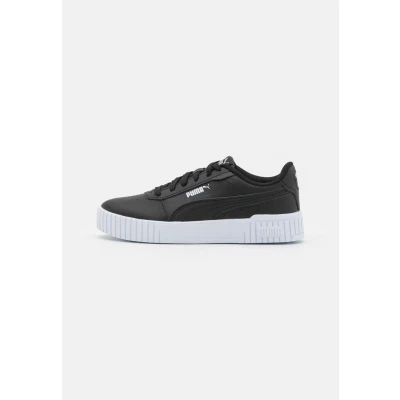 Abbildung von Puma Carina 2.0 Sneaker low, Damen, Größe: 38, Black/silver Leder und lederimitat