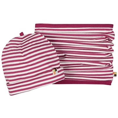 Abbildung von loud + proud SET Schal MIT MÜTZE Schlauchschal für Kinder, Größe: 74/80, Orchid