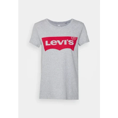 Abbildung von Levi&#039;s THE Perfect TEE Tshirt print, Damen, Größe: XXS, Heather grey