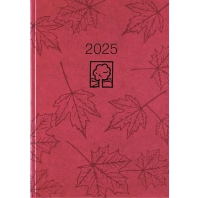 Abbildung von Zettler Taschenkalender 2025 rot, 10,2x14,2cm, Taschenplaner mit 400 Seiten im Kartoneinband, Tages und Wochenzählung, Mondphasen, Monatsübersicht internationales Kalendarium