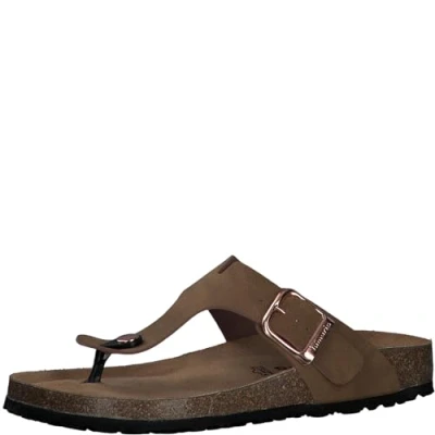 Abbildung von Tamaris Damen Footbed Styles; BROWN NUBUC/braun; 36 EU