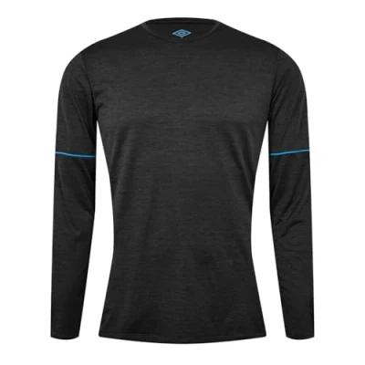 Abbildung von Umbro PRO Training Langarmshirt, Herren, Größe: Large, Schwarz