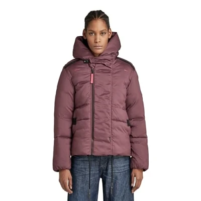 Abbildung von G STAR RAW Damen Whistler Short Padded Jacke, Purpur (vineyard wine D22170 D199 D303), S