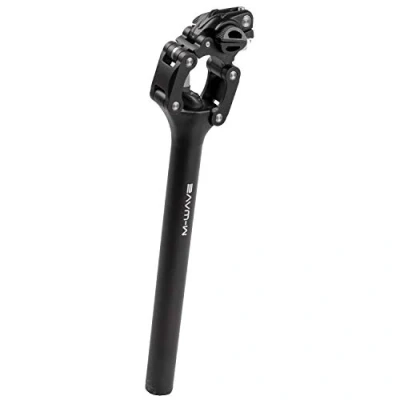 Abbildung von M Wave FOURSPRING VARIO Sattelstütze, schwarz, 30,9 mm, mattschwarz