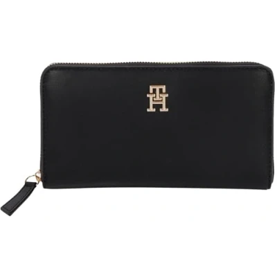Abbildung von Tommy Hilfiger Logotape Geldbörse, Damen, Größe: One Size, Black