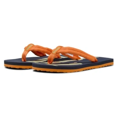 Abbildung von PUMA Epic FLIP V2 JR Flipflop, New Navy Pistachio Green ORANGE GLO, 38 EU