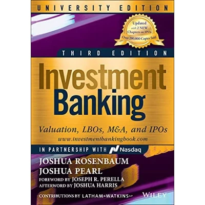 Abbildung von Investment Banking: Valuation, LBOs, M&amp;A, and IPOs, University Edition (Wiley Finance)