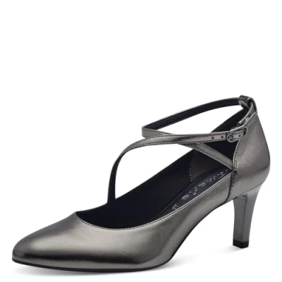 Abbildung von Tamaris Damen Pumps Stilettoabsatz Vegan; Pewter, EU 38