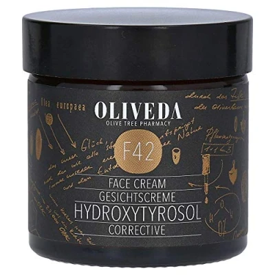Abbildung von Oliveda F42 Gesichtscreme Hydroxytyrosol Corrective reichhaltige Creme für Tag &amp; Nacht Feuchtigkeit Anti Aging Pflege 60 ml