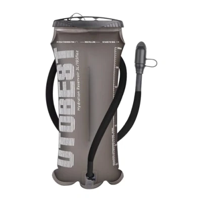 Abbildung von UTOBEST Trinkblase, Wasserblase 1.5L 2L 3L, TPU Körperwasserbeutel, mit isoliertem Schlauch, BPA frei, auslaufsicher, für Wandern, Laufen, Radfahren, Camping
