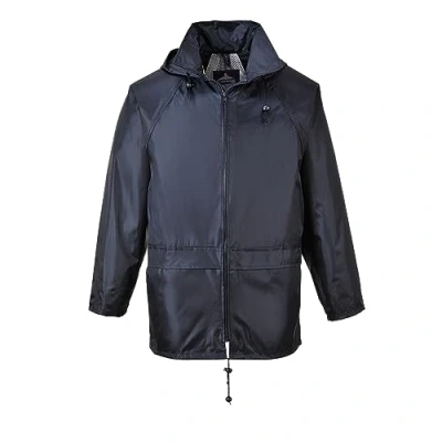 Abbildung von Portwest S440 Herren Leichte Wasserdichte Klassische Regenjacke Marineblau, L