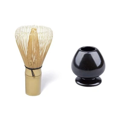 Abbildung von Matcha Besen Bambusbesen Chasen PLUS Matchabesen Halter von Quertee