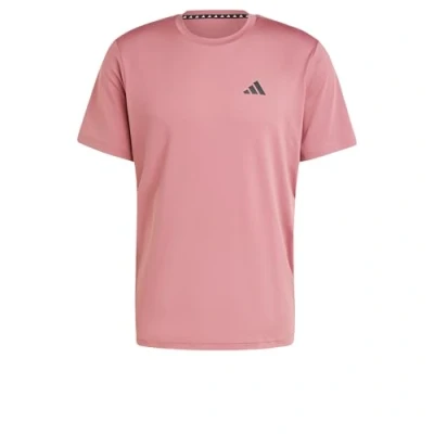Abbildung von adidas Train Essentials Stretch Training T Shirt, Herren Kurzärmeliges preloved Crimson/Black, IW3364