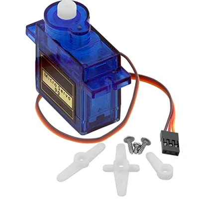 Abbildung von AZDelivery 5 x Micro Servo Motor kompatibel mit SG90 9G für RC Roboter Hubschrauber Flugzeug Arduino inklusive E Book!